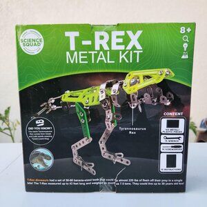 NEW T-REX Dinosaur Science Squad Metal Building Kit 171 Pieces Engineering STEM